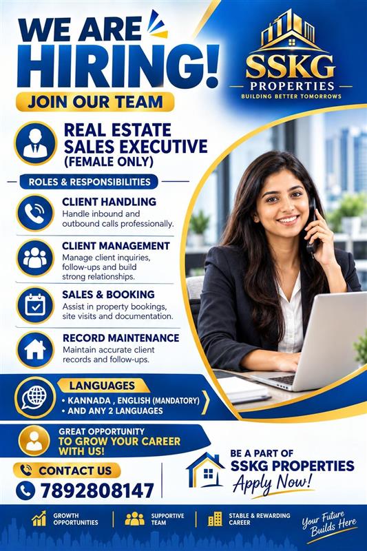 SSKG Hiring — Sales Executive