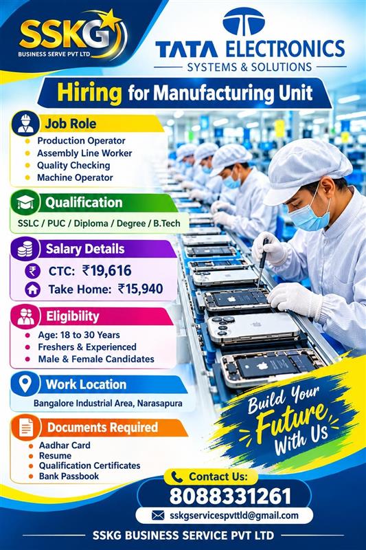 Tata Electronics — Manufacturing